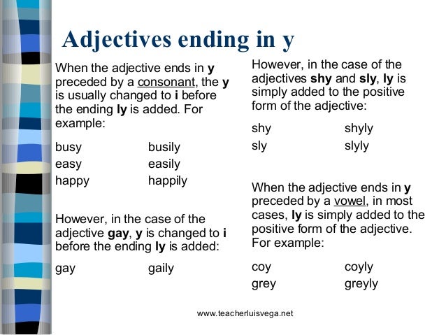 Gay adjectives